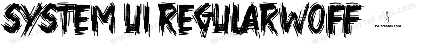 system ui Regularwoff2字体转换